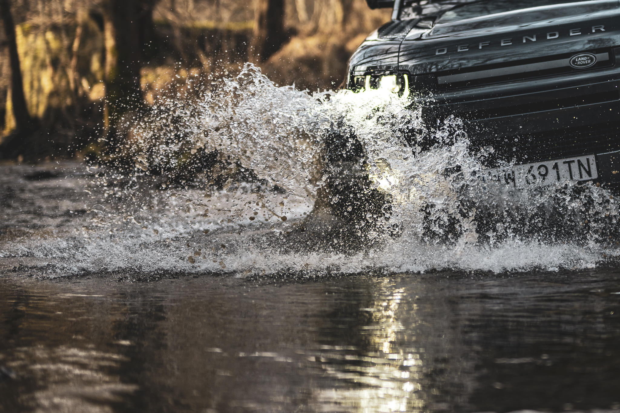 Defender Experience - przeprawa terenowa